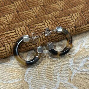 LRL - RALPH LAUREN 14K Post Tortoise Shell EARRINGS